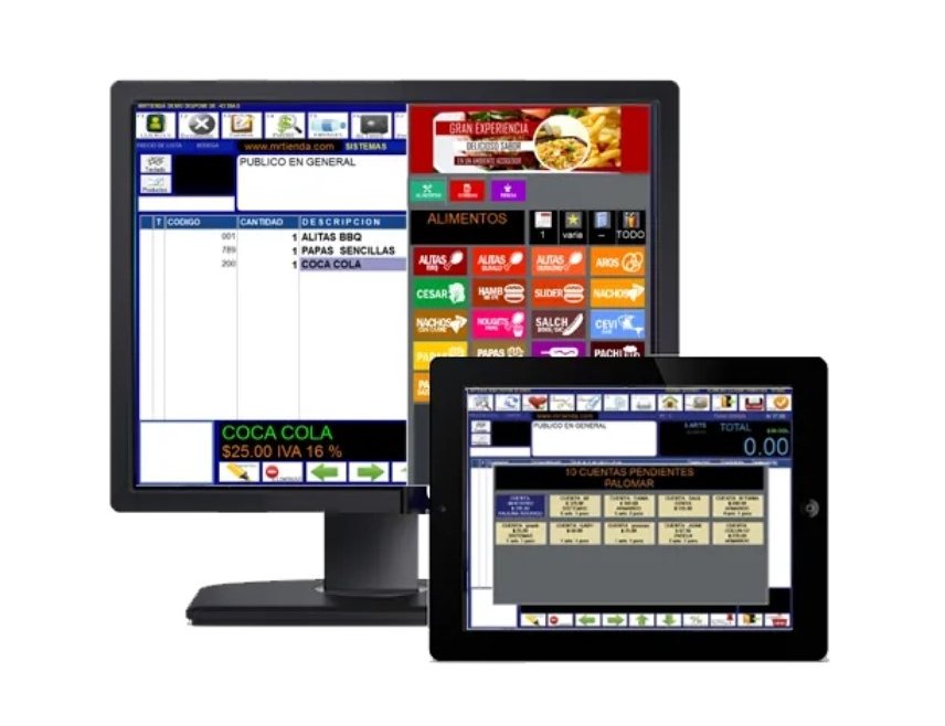 Sistema de punto de venta Mr. Chef para restaurantes